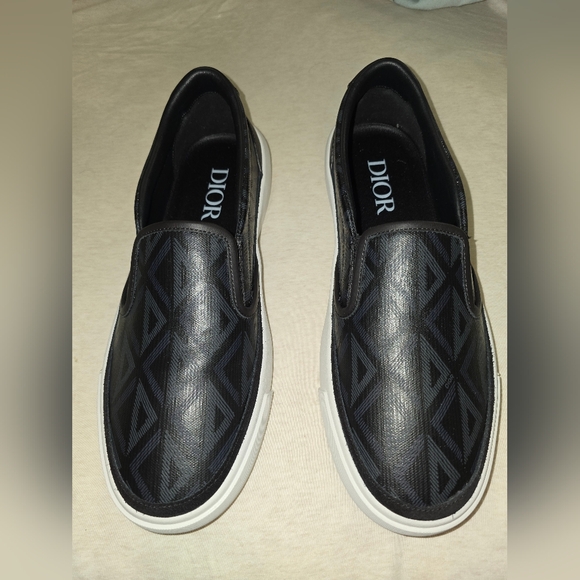 Dior CD diamond leather shoes - Picture 1 of 4